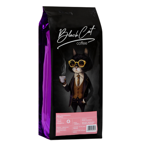 Kawa Ziarnista Black Cat Peru 100% Arabika 1000g