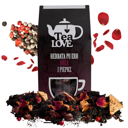 Herbata Tea Love Pu Erh Róża i Pieprz 75g