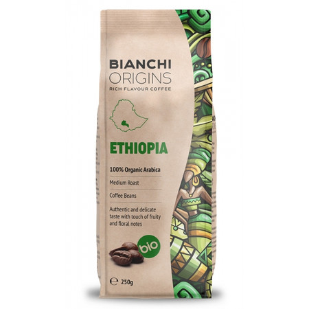 Kawa Ziarnista Bianchi Origins Etiopia BIO 250g