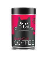 Kawa Mielona Black Cat 20/80 Puszka 250g 20% arabica 80% robusta