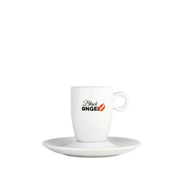 Filiżanka Espresso Black Angel Biała 70 ml