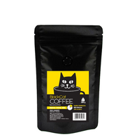 Kawa ziarnista BLACK CAT Brazylia Etiopia Indie 20/80 200g