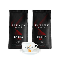 Zestaw 2X Kawa Parana Extra Bar + Filiżanka Cappuccino z talerzykiem