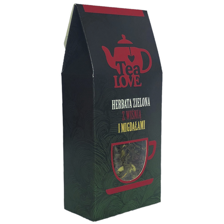 Herbata Tea Love Zielona z Wiśnią i Migdałami 55g