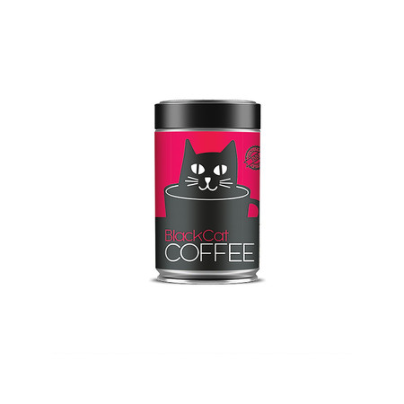 Kawa Mielona Black Cat 20/80 Puszka 250g 20% arabica 80% robusta