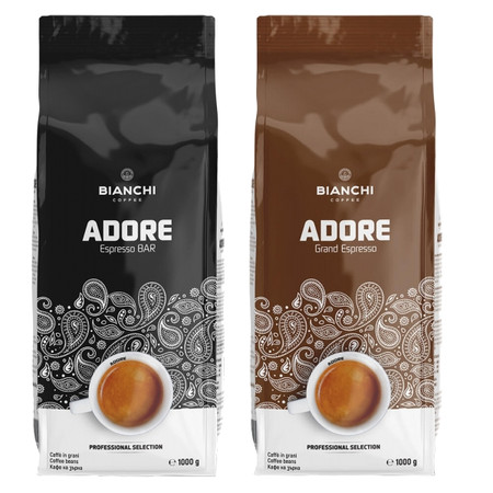 Zestaw Kawa Ziarnista Bianchi: Espresso Bar 1kg + Grand Espresso 1kg 