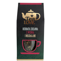 Herbata Tea Love Zielona z Wiśnią i Migdałami 55g