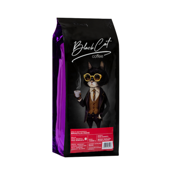 Kawa Ziarnista Black Cat Brazylia-Indie 50/50 1000g