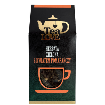 Herbata Tea Love Zielona z Kwiatem Pomarańczy 85g