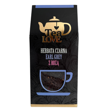 Herbata Tea Love Czarna Earl Grey z Różą 70g