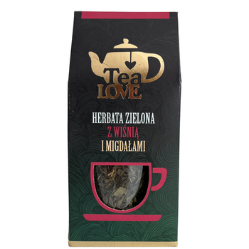 Herbata Tea Love Zielona z Wiśnią i Migdałami 55g