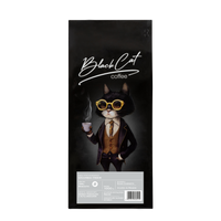 Kawa Ziarnista Black Cat Uganda - Indie 100% Robusta 1000g