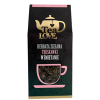 Herbata Tea Love Zielona Gun Powder Truskawki w Śmietanie 75g
