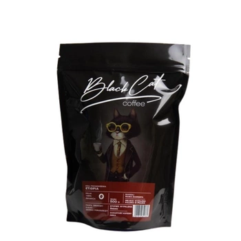 Kawa Ziarnista Black Cat Etiopia 100% Arabica 500g