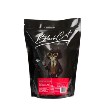 Kawa Ziarnista Black Cat Brazylia-Indie 50/50 500g