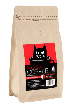 Kawa Ziarnista Black Cat Brazylia-Indie 50/50 500g